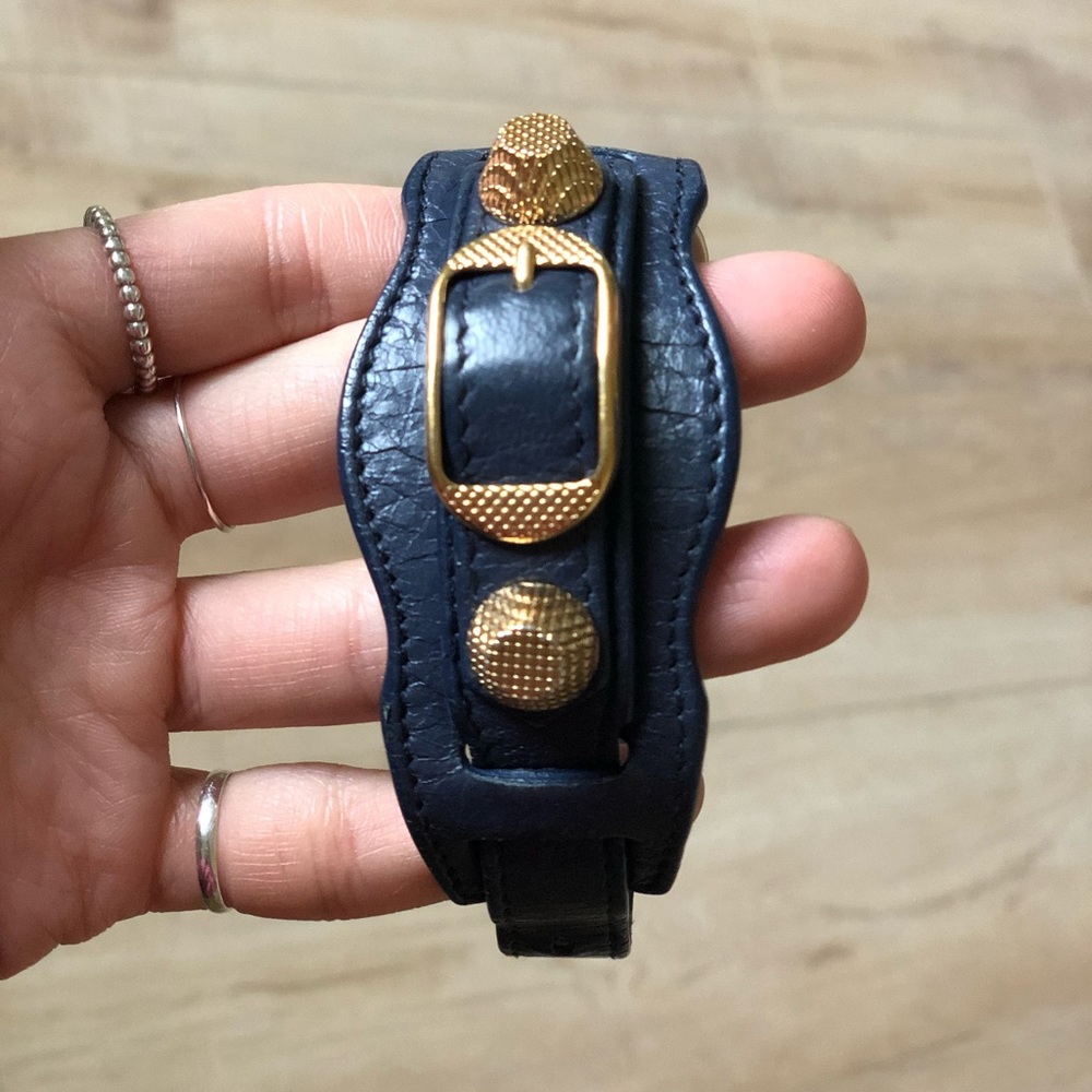 Balenciaga leather bracelet